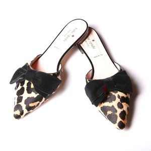 Kate Spade Belgrove Leopard slides Size 8 As new with box!